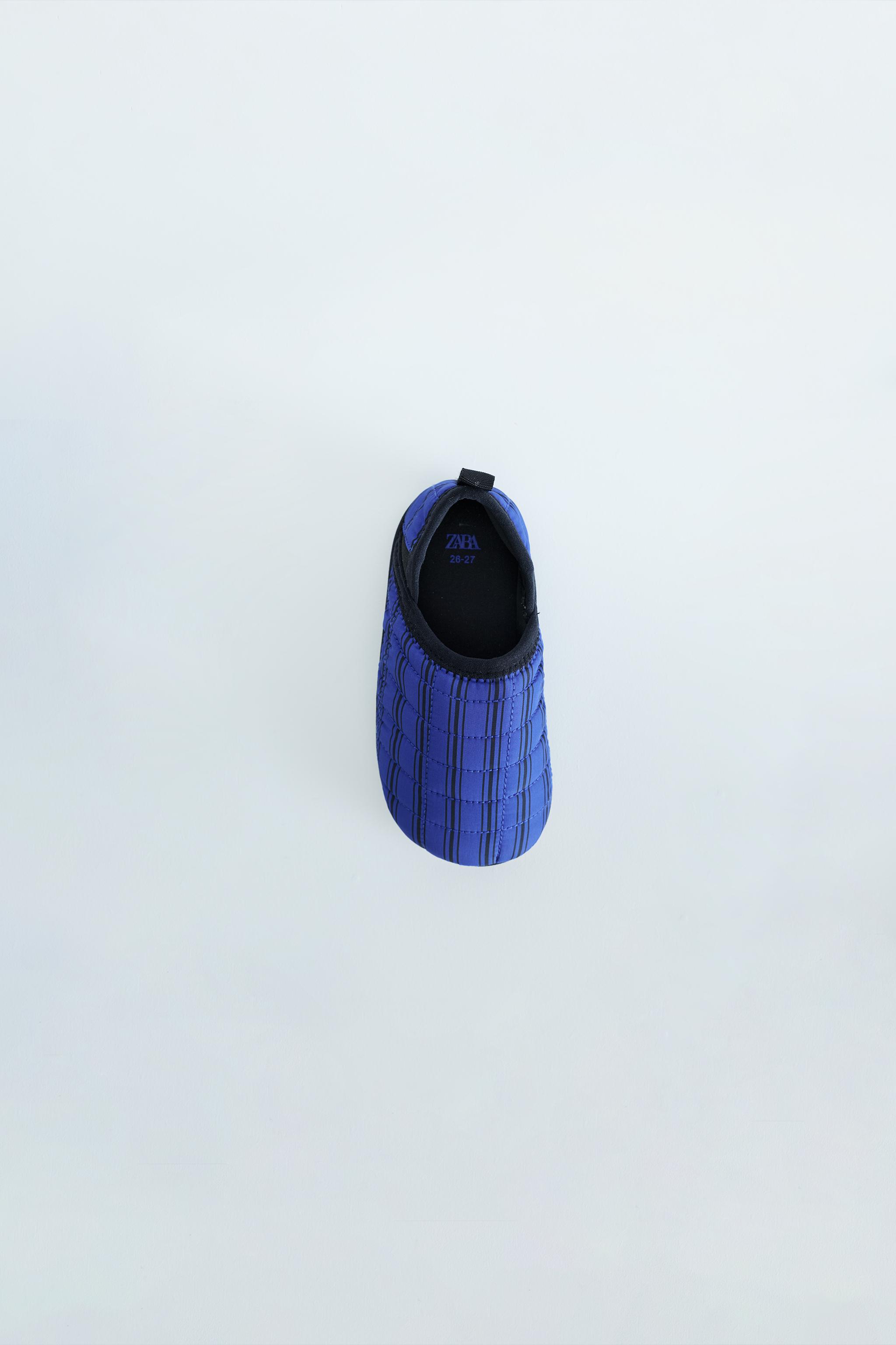 PLAID SLIPPERS